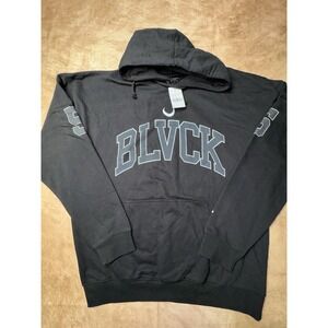 BLVCKSCVLE BLVCK Hockey Mens Unisex Black Hoodie Number 5 Size XL